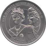 2012 ONE DOLLAR DIAMOND JUBILEE - WORLD COINS - Cambridgeshire Coins