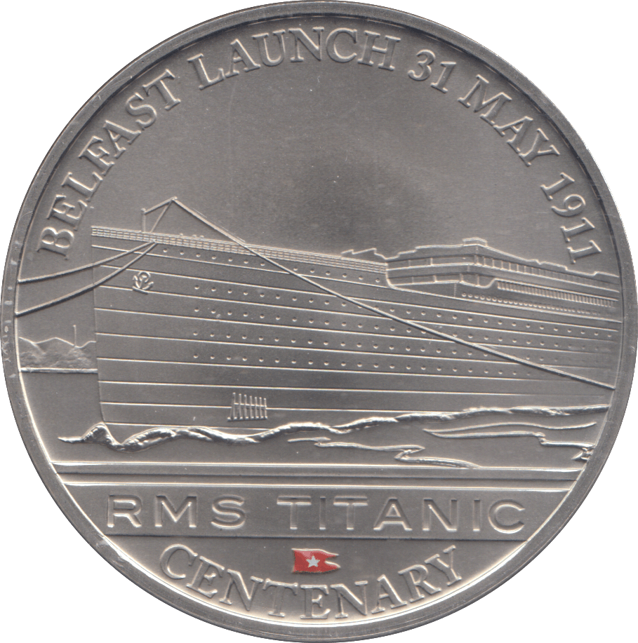2012 ONE DOLLAR RMS TITANIC CENTENARY BELFAST LAUNCH 31 MAY 1911 - WORLD COINS - Cambridgeshire Coins