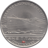 2012 ONE DOLLAR RMS TITANIC CENTENARY BELFAST LAUNCH 31 MAY 1911 - WORLD COINS - Cambridgeshire Coins