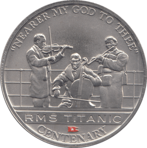 2012 ONE DOLLAR RMS TITANIC CENTENARY NEARER MY GOD TO THEE - WORLD COINS - Cambridgeshire Coins