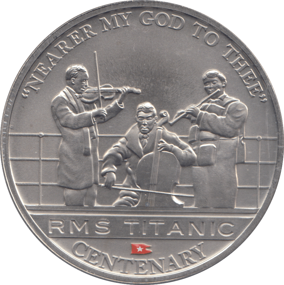 2012 ONE DOLLAR RMS TITANIC CENTENARY NEARER MY GOD TO THEE - WORLD COINS - Cambridgeshire Coins