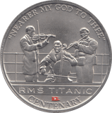 2012 ONE DOLLAR RMS TITANIC CENTENARY NEARER MY GOD TO THEE - WORLD COINS - Cambridgeshire Coins