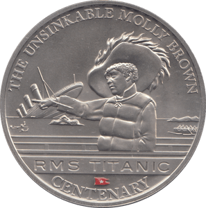 2012 ONE DOLLAR RMS TITANIC CENTENARY THE UNSINKABLE MOLLY BROWN - WORLD COINS - Cambridgeshire Coins