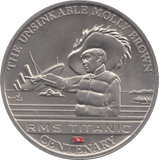 2012 ONE DOLLAR RMS TITANIC CENTENARY THE UNSINKABLE MOLLY BROWN - WORLD COINS - Cambridgeshire Coins