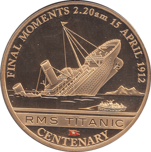 2012 ONE DOLLAR RMS TITANIC COOK ISLANDS ( PROOF ) - WORLD COINS - Cambridgeshire Coins