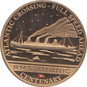 2012 ONE DOLLAR RMS TITANIC COOK ISLANDS ( PROOF ) - WORLD COINS - Cambridgeshire Coins