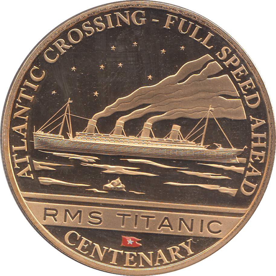 2012 ONE DOLLAR RMS TITANIC COOK ISLANDS ( PROOF ) - WORLD COINS - Cambridgeshire Coins