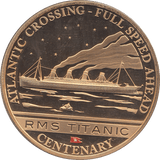 2012 ONE DOLLAR RMS TITANIC COOK ISLANDS ( PROOF ) - WORLD COINS - Cambridgeshire Coins