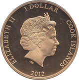 2012 ONE DOLLAR RMS TITANIC COOK ISLANDS ( PROOF ) - WORLD COINS - Cambridgeshire Coins