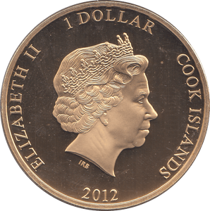 2012 ONE DOLLAR RMS TITANIC COOK ISLANDS ( PROOF ) - WORLD COINS - Cambridgeshire Coins