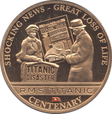 2012 ONE DOLLAR RMS TITANIC COOK ISLANDS ( PROOF ) - WORLD COINS - Cambridgeshire Coins