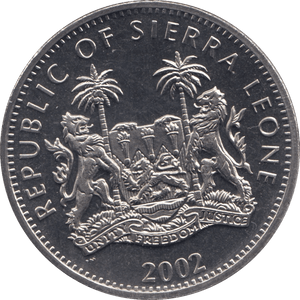 2012 ONE DOLLAR SIERRA LEONE F557 - WORLD COINS - Cambridgeshire Coins