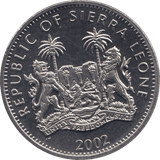 2012 ONE DOLLAR SIERRA LEONE F557 - WORLD COINS - Cambridgeshire Coins