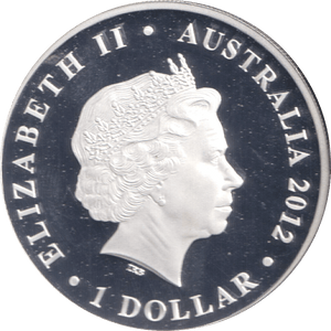 2012 ONE DOLLAR SILVER PROOF AUSTRALIA - WORLD COINS - Cambridgeshire Coins