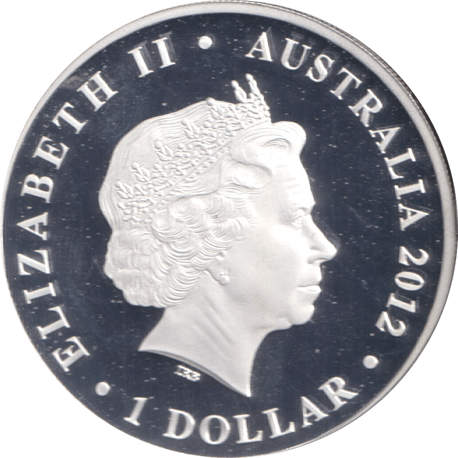 2012 ONE DOLLAR SILVER PROOF AUSTRALIA - WORLD COINS - Cambridgeshire Coins