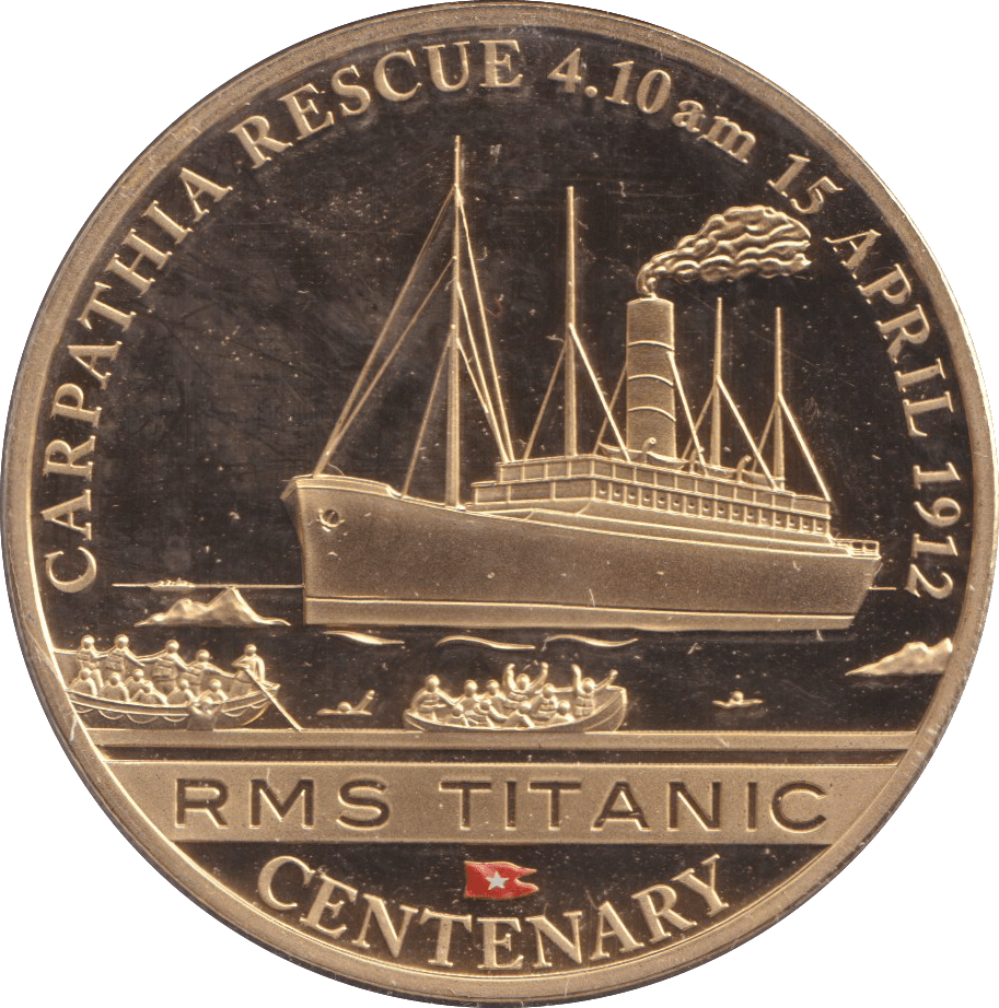 2012 ONE DOLLAR TITANIC COOK ISLANDS - WORLD COINS - Cambridgeshire Coins