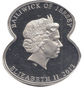 2012 POPPY SHAPE FIVE POUND LEST WE FORGET - £5 BU - Cambridgeshire Coins