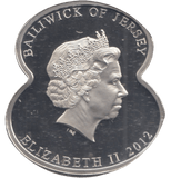 2012 POPPY SHAPE FIVE POUND LEST WE FORGET - £5 BU - Cambridgeshire Coins