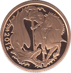 2012 QUARTER SOVEREIGN ( PROOF ) - QUARTER SOVEREIGN - Cambridgeshire Coins