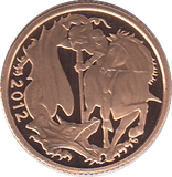 2012 QUARTER SOVEREIGN ( PROOF ) - QUARTER SOVEREIGN - Cambridgeshire Coins