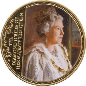 2012 QUEEN ELIZABETH 60 YEAR REIGN MEDALLION F109 - MEDALS & MEDALLIONS - Cambridgeshire Coins