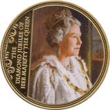 2012 QUEEN ELIZABETH 60 YEAR REIGN MEDALLION F109 - MEDALS & MEDALLIONS - Cambridgeshire Coins