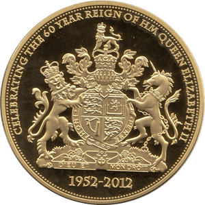 2012 QUEEN ELIZABETH 60 YEAR REIGN MEDALLION F109 - MEDALS & MEDALLIONS - Cambridgeshire Coins