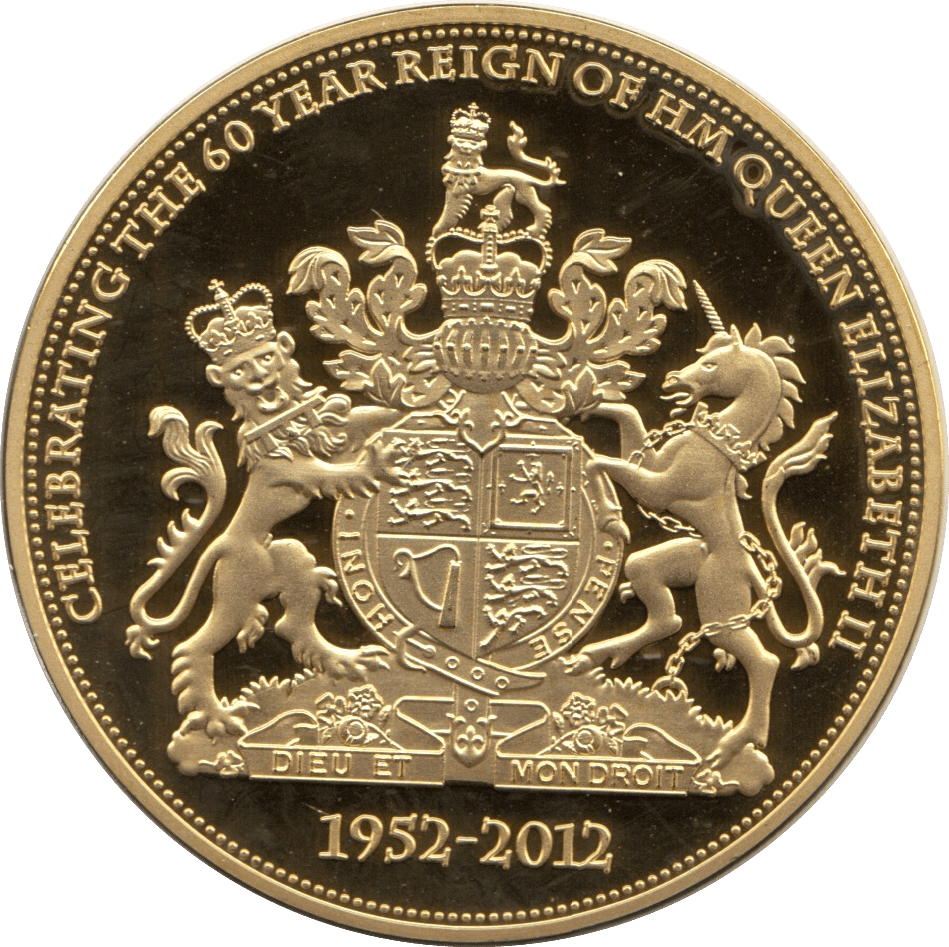 2012 QUEEN ELIZABETH 60 YEAR REIGN MEDALLION F109 - MEDALS & MEDALLIONS - Cambridgeshire Coins