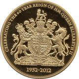 2012 QUEEN ELIZABETH 60 YEAR REIGN MEDALLION F109 - MEDALS & MEDALLIONS - Cambridgeshire Coins