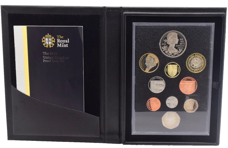 2012 ROYAL MINT PROOF SET - Proof Set Black - Cambridgeshire Coins