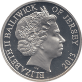 2012 SILVER £5 JERSEY ( PROOF ) - SILVER WORLD COINS - Cambridgeshire Coins