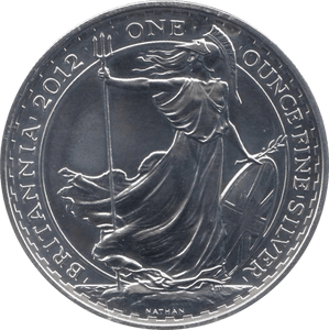 2012 SILVER BRITANNIA ONE OUNCE TWO POUNDS - Cambridgeshire Coins