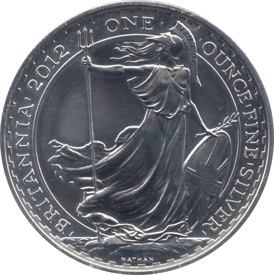 2012 SILVER BRITANNIA ONE OUNCE TWO POUNDS - Cambridgeshire Coins