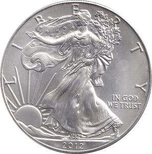 2012 SILVER DOLLAR USA - SILVER WORLD COINS - Cambridgeshire Coins