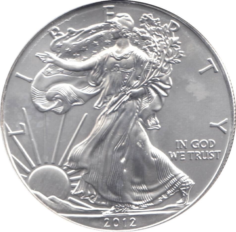 2012 SILVER LIBERTY DOLLAR USA - SILVER WORLD COINS - Cambridgeshire Coins