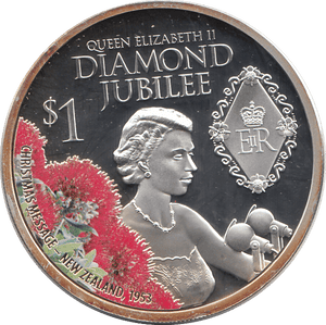 2012 SILVER ONE DOLLAR NEW ZEALAND - SILVER WORLD COINS - Cambridgeshire Coins