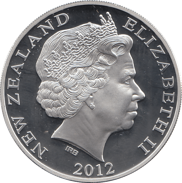 2012 SILVER ONE DOLLAR NEW ZEALAND - SILVER WORLD COINS - Cambridgeshire Coins
