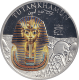 2012 SILVER PLATED 5 DOLLARS TUTAN KHAMUN HISTORY OF EGYPT - WORLD COINS - Cambridgeshire Coins