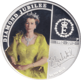 2012 SILVER PROOF $1 AUSTRALIA DIAMOND JUBILEE OF QUEEN ELIZABETH II - SILVER WORLD COINS - Cambridgeshire Coins