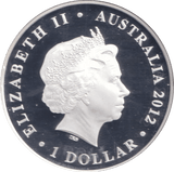 2012 SILVER PROOF $1 AUSTRALIA DIAMOND JUBILEE OF QUEEN ELIZABETH II - SILVER WORLD COINS - Cambridgeshire Coins