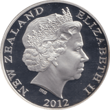 2012 SILVER PROOF $1 NEW ZEALAND DIAMOND JUBILEE OF QUEEN ELIZABETH II - SILVER WORLD COINS - Cambridgeshire Coins