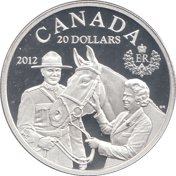 2012 SILVER PROOF 20 DOLLARS CANADA - SILVER WORLD COINS - Cambridgeshire Coins