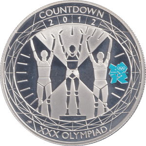 2012 SILVER PROOF £5 LONDON OLYMPIC 2012 - SILVER WORLD COINS - Cambridgeshire Coins