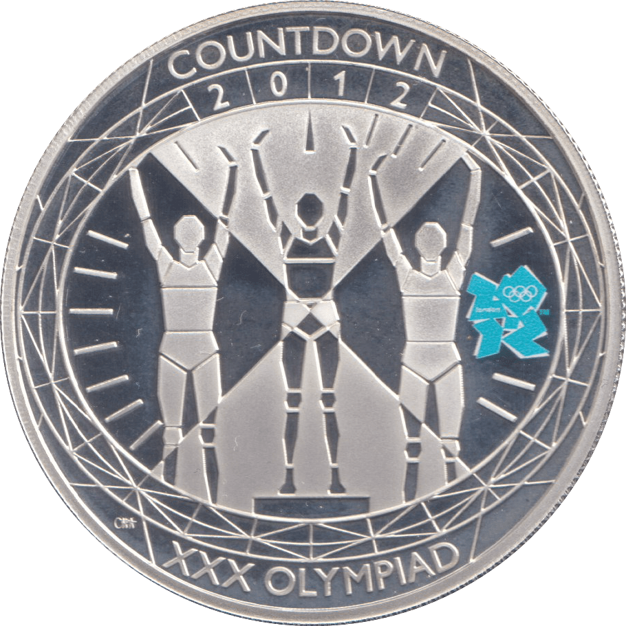 2012 SILVER PROOF £5 LONDON OLYMPIC 2012 - SILVER WORLD COINS - Cambridgeshire Coins