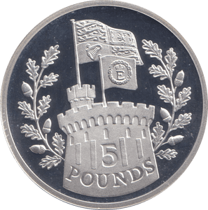 2012 SILVER PROOF £5 TRISTAN DA CUNHA - SILVER WORLD COINS - Cambridgeshire Coins