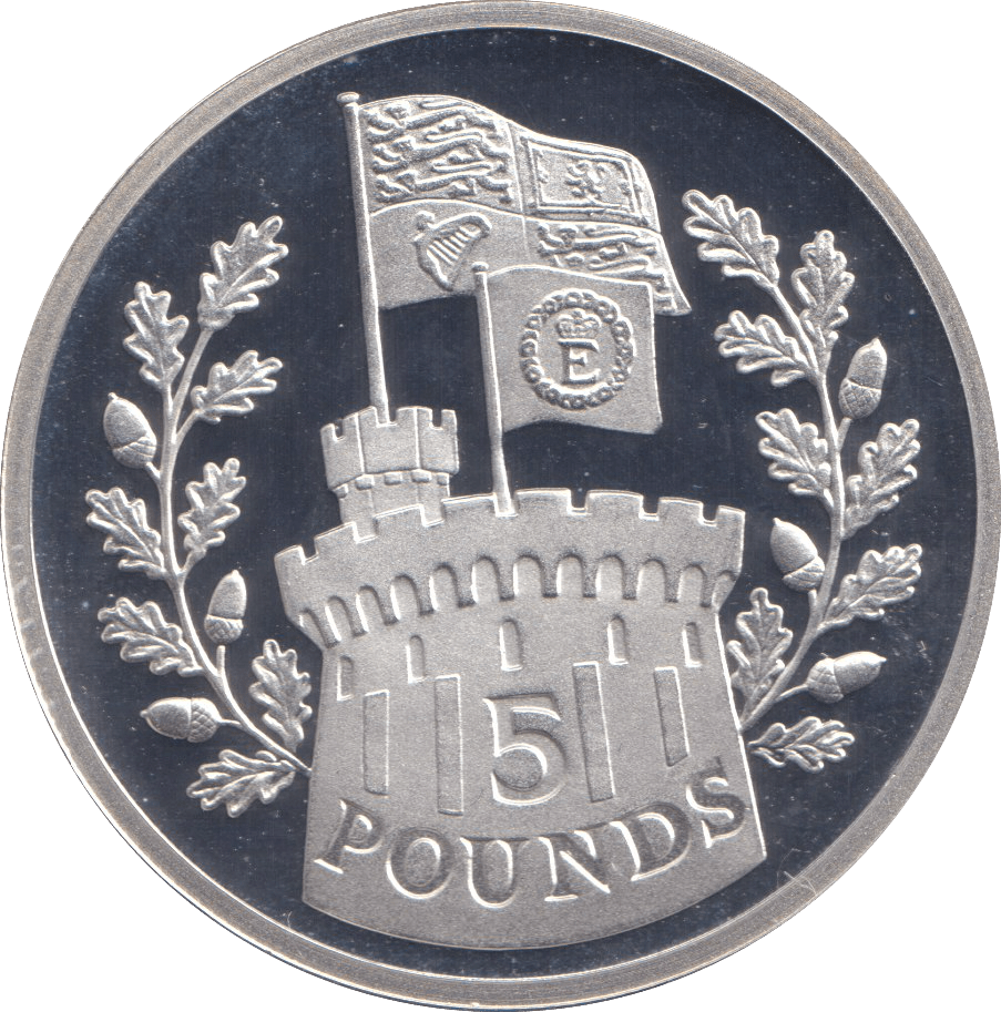 2012 SILVER PROOF £5 TRISTAN DA CUNHA - SILVER WORLD COINS - Cambridgeshire Coins