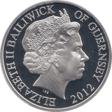 2012 SILVER PROOF DUKE OF CAMBRIDGE FIVE POUNDS GUERNSEY - SILVER WORLD COINS - Cambridgeshire Coins