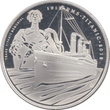 2012 SILVER PROOF FIVE POUNDS 100TH ANNIVERSARY OF THE TITANIC - £5 Silver Proof - Cambridgeshire Coins