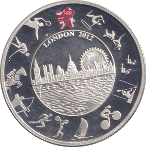 2012 SILVER PROOF FIVE POUNDS LONDON OLYMPICS - £5 Silver Proof - Cambridgeshire Coins
