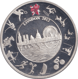2012 SILVER PROOF FIVE POUNDS LONDON OLYMPICS - £5 Silver Proof - Cambridgeshire Coins